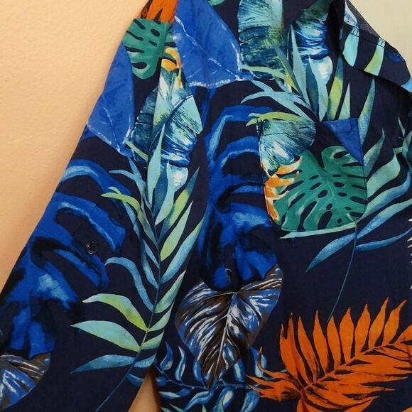 Ekouaer Bikini Cover Up Blue Floral XL Ekouaer - Picture 4 of 10